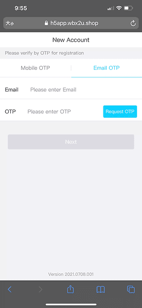 Register Your Account